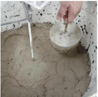 Şekil 5. Kil Zeminin Sıkıştırılması (Ok, 2014) ( The Preparation of Clay Soil ) 