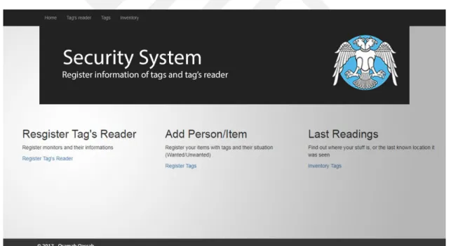 Figure 3.12. Platform of Web application  
