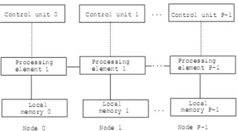 Figure 1. Schematic of a MIMD system