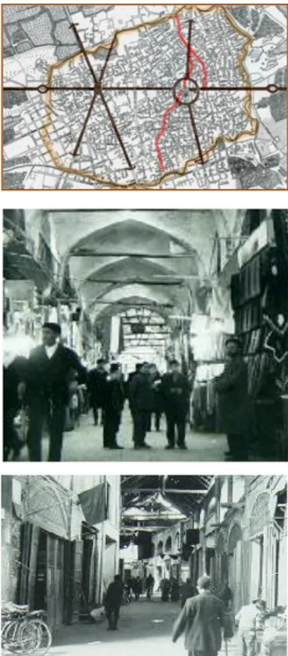 Figure 9. The original bazaar of  the.Mashhad.before 