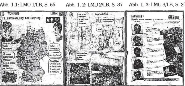 Abb.  1.1: LMU 1/LB, S. 65  Abb.  1.  2:  LMU 2/LB, S. 37  Abb.  1.  3: LMU 3/LB, S.  20 