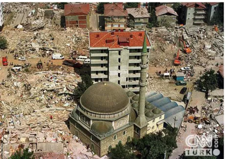 Figure 8. Mosque Pertev Pasha after  earthquake of 1999 