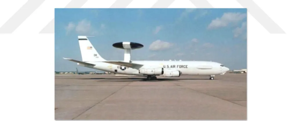 Şekil 1.1 ABD Hava Kuvvetleri E-3 Sentry AWACS Uçağı 