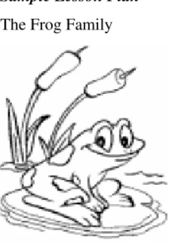 Figure 13. Frog  Before the class 
