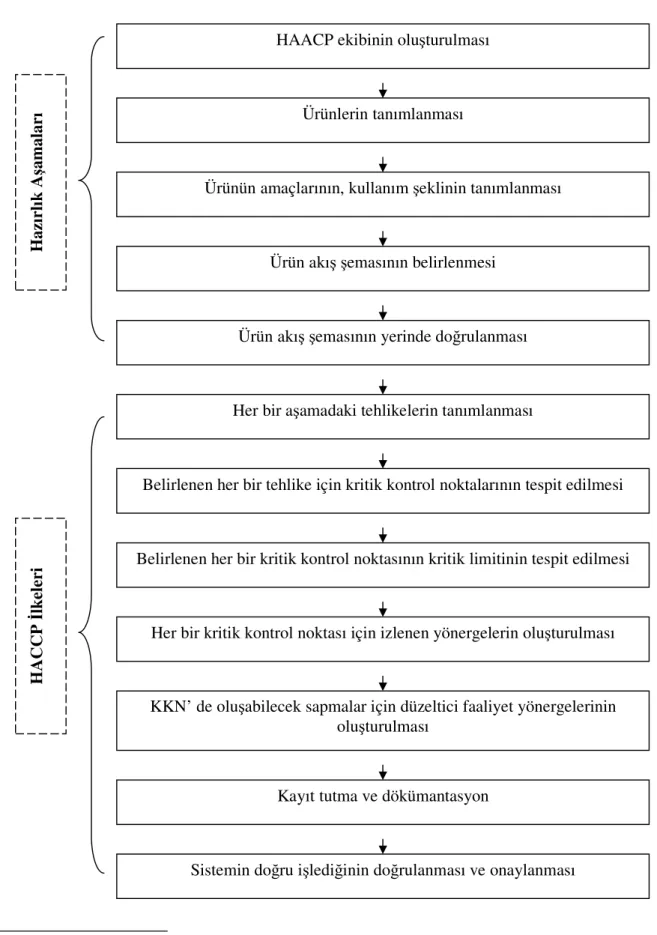Tablo 3.  HACCP Planının Aşamaları §