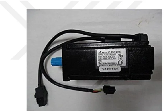 Şekil 4.1.  Sanayi tipi AA servo motor 