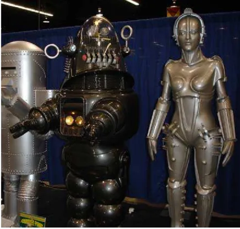 Şekil 1.2: Metropolis filminde kullanılan robot modelleri. 