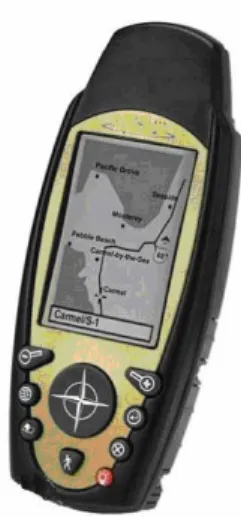 Şekil 3.4 El Tipi GPS Alıcısı  3.4 Lazer Açı ve Mesafe Ölçer  