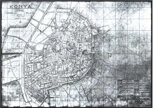 Şekil 17: Konya 1946 İmar Planı 