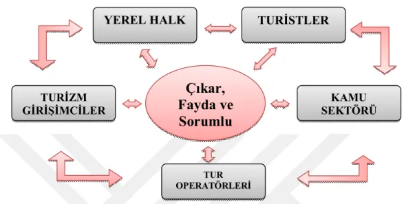 Şekil 3: Turizm Paydaşları