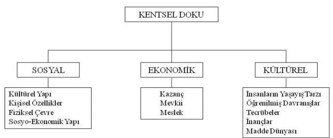 Şekil 3.8- Kentsel doku oluşumu 