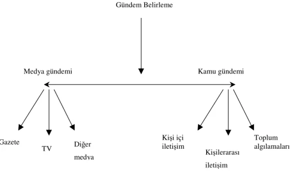 Şekil 6: Gündem Belirleme Düşüncesi