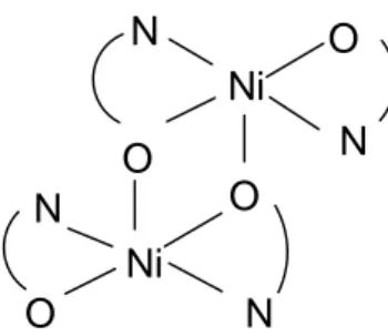Şekil 1.12. Nitrozofenol (Guinonmonooksim) Ni(II) kompleksi 