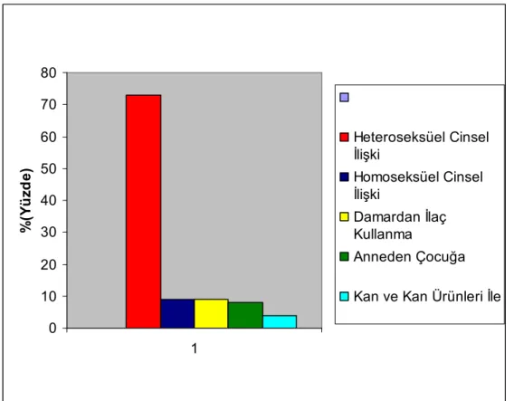 Şekil 2.1.HIV (AIDS) İnfeksiyonunun bulaşma yolları        