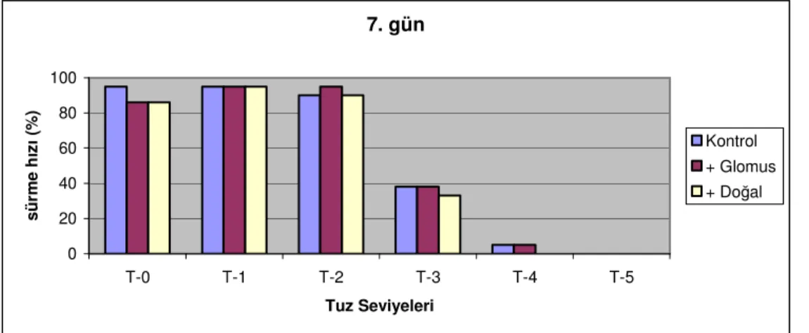 Çizelge  4.1’in  incelenmesinden  de  görüleceği  gibi,  deneme  toprağının  kil  miktarı % 13.93, silt miktarı % 17.41, kum miktarı ise % 68.66 olarak belirlenmiştir