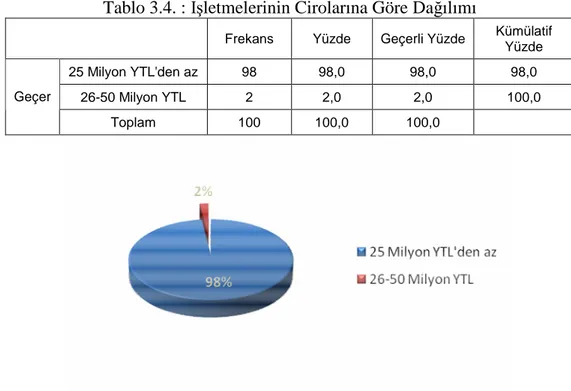 Şekil 3.3. : Đşletmelerin Aktiflerine Göre Dağılımı