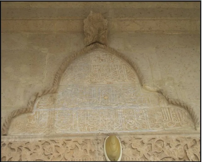 Şekil 2.7. Araboğlu Camiinin Kapı Kitabesi 