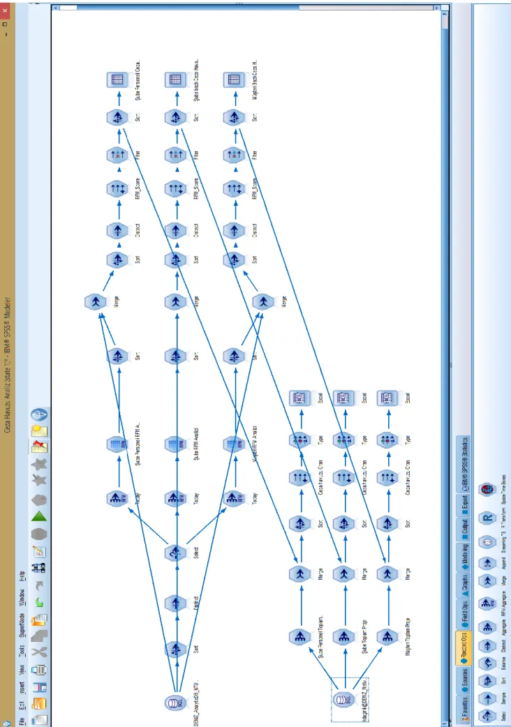 Şekil 4.3. RFM skor parametreleri SPSS diyagramı 