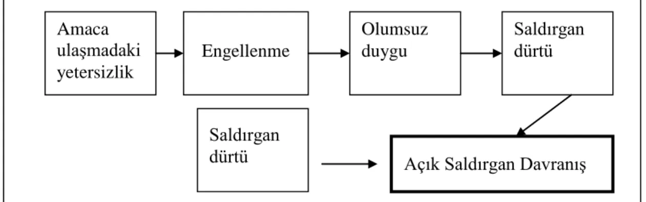 ġekil 1.3. Engellenme-Saldırganlık Kuramının Yeniden Ele AlınıĢı (Acet 2005). 