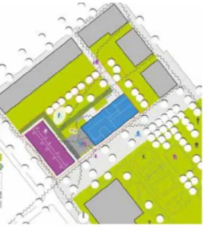 Figure 1. Site Plan  (Schönfeld, 2012) 