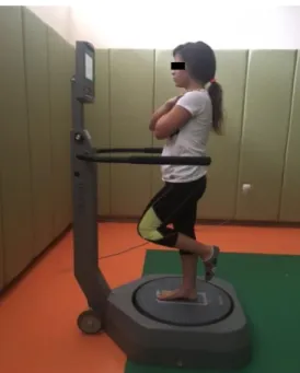 Şekil 2.2. Postural salınım ölçümleri. 