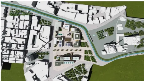 Figure 2. General Overview of  Mevlana Türbeönü Square and  its Immediate Environment