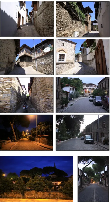 Figure  2.  Examples  from  traditional structures and street  patterns  of  Birgi  (K
