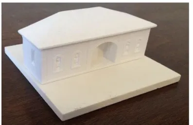 Figure 14. 3D Printed images  of  building  for  different  purposes.  