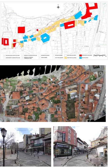 Figure 5. Buildings in the project area  (Archtech Mimarlık Ltd. archive)  