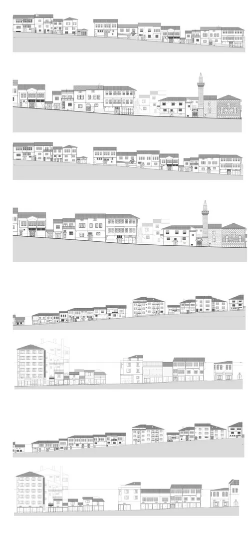 Figure  10.  The  survey  of  north  silhouettes  (Archtech  Mimarlık  Ltd. 