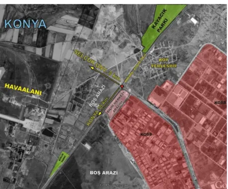 Figure  16.  The  Location  of  Konya  Science Center (URL-20). 