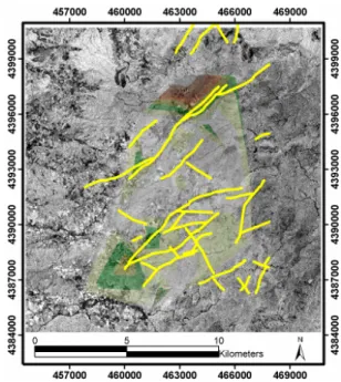 Şekil 13. Crosta tekniğinin,  Landsat 7 ETM+ 