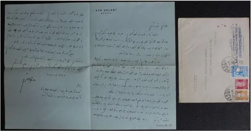 Foto 2. Nafiz Uzluk’a ait Mektuplar.