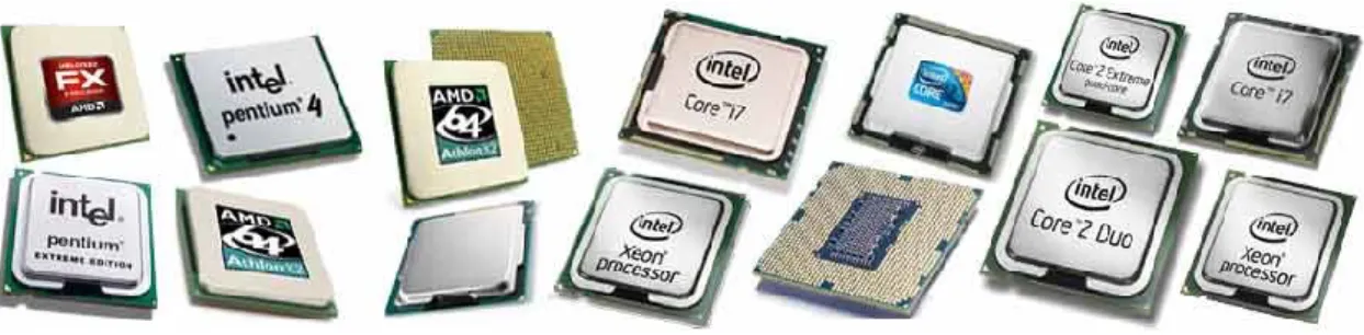 Şekil 1.6. İşlemciler (Processors, 2015). 