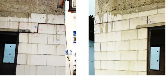 Figure 4. The damages under the maximum load effect 