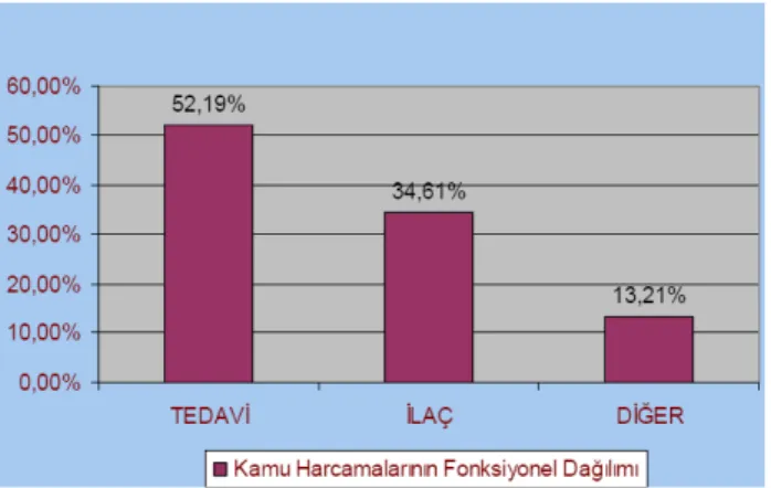 Grafik 2. Sağlık Harcamaları İşlevsel Bileşimi (2004)