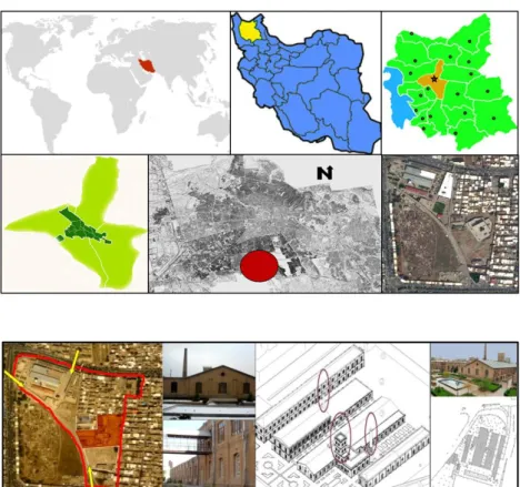 Figure  2.  Tabriz’s  historical  leather  industry  factory’s  collection  (Tabriz  Islamic  Art  University)  (Technical  office of Tabriz Islamic Art University,  2011) 