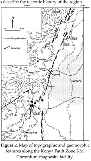 Figure 1. Index map showing the location of the  study area. 