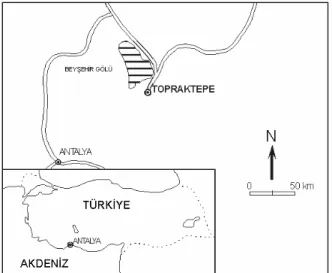 Şekil 1. Topraktepe Kromit Yatağının Yeri. 