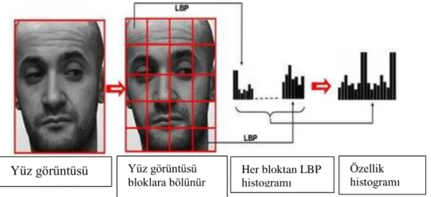 Şekil 3.9. LBP kullanarak yüz tanımlama  