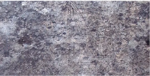 ġekil  13:  Alanya  Kalesi  Kızılkule  çıkıĢında  bulunan  duvarda  yer  alan  onlarca  gemi  çiziminden  biri