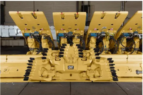 Şekil 3. Tam mekanize kazı sistemi (Cat.com., 2017 )  Figure 3. Fully Mechanized Excavation System 