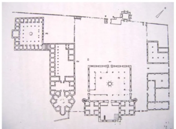 Şekil 1. Beyazıt II. Külliyesi, Edirne, 1400. 