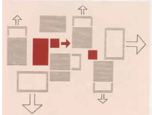 Şekil 2. Yaygın tip yerleşim şeması  (Diffusive  settlement scheme)  (Begeç 2002) 