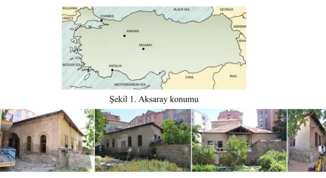 Şekil 1. Aksaray konumu 
