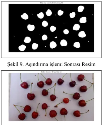 Şekil 9. Aşındırma işlemi Sonrası Resim 