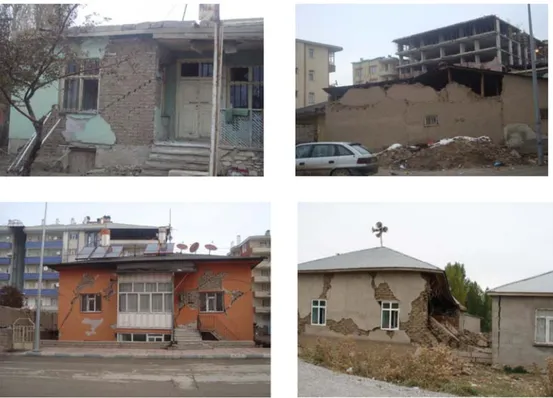 Şekil 5. Van-Edremit Depremi sonrası bazı fotoğraflar 