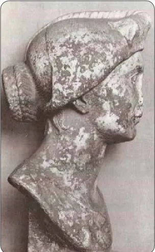 Figür  4:  Nicomedia’dan  Kadın  Portresi.  İstanbul  Arkeoloji Müzesi.  Env. Nr. 4868