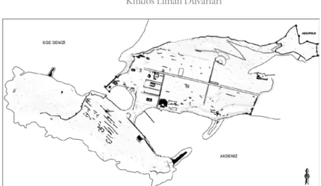 Fig. 1. Knidos Kent Planı (Knidos Kazı Arşivi) 