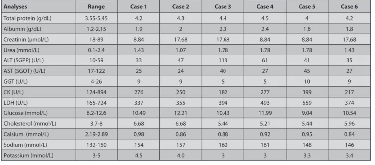 Table 3. Feed analysis results